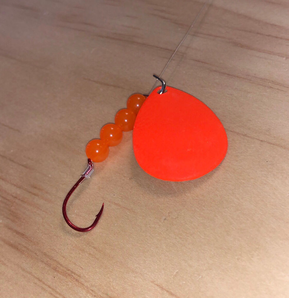 Thumbnail: Orange Walleye Spinner