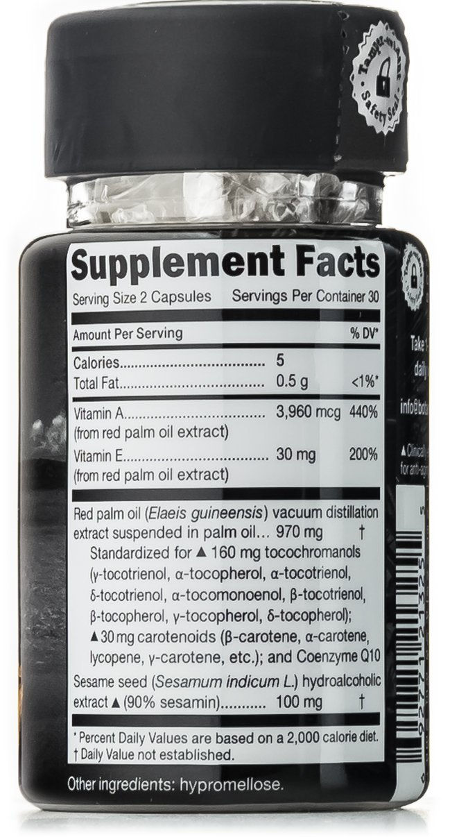palm fruit caps label