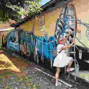 Gulliver Street Art Zagreb Croatia