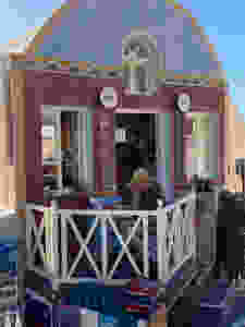 Meteor Cafe in Oia Santorini Greece