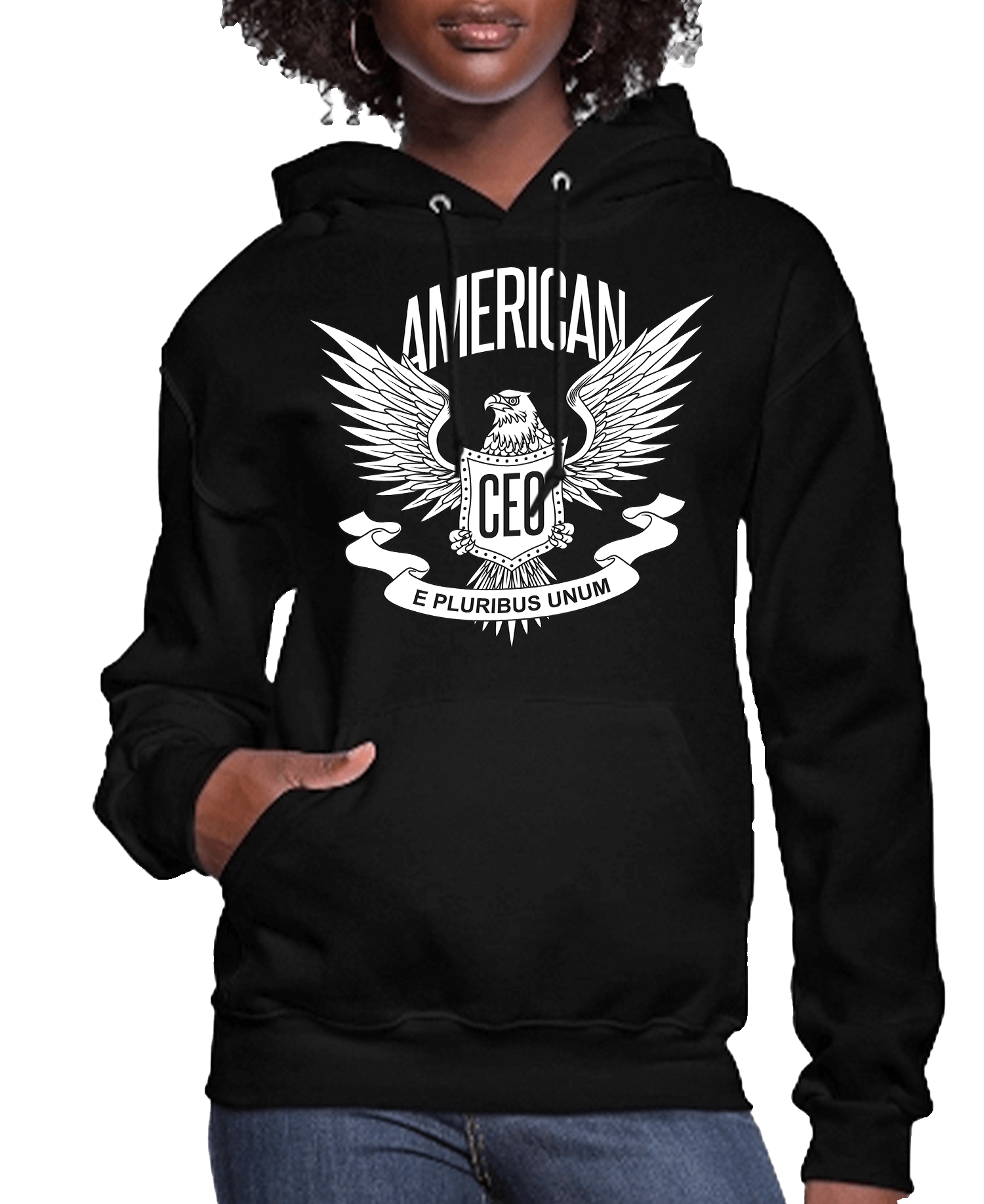 American CEO Patriotic Eagle Women’s Hoodie
