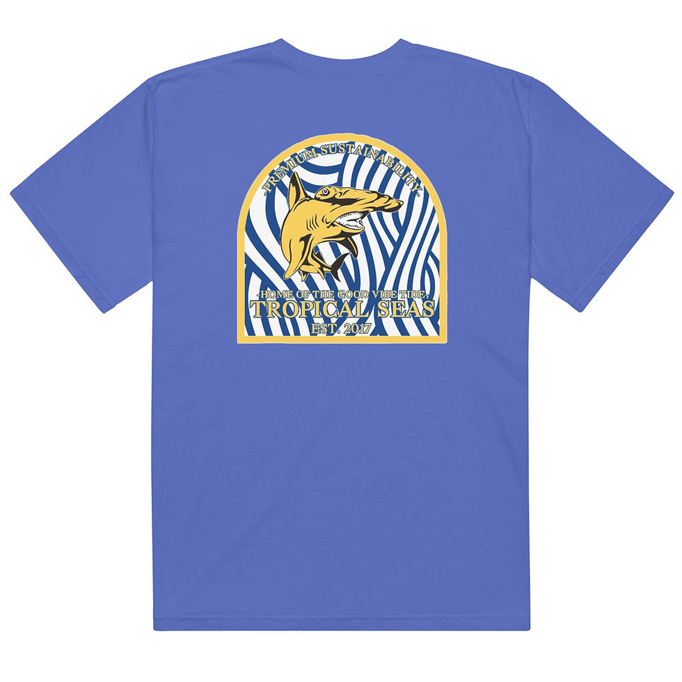Thumbnail: Men’s Hammerhead Shark Heavyweight T-Shirt