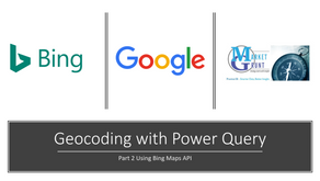 Using Power Query to Geocode an Address List with Bing Maps API