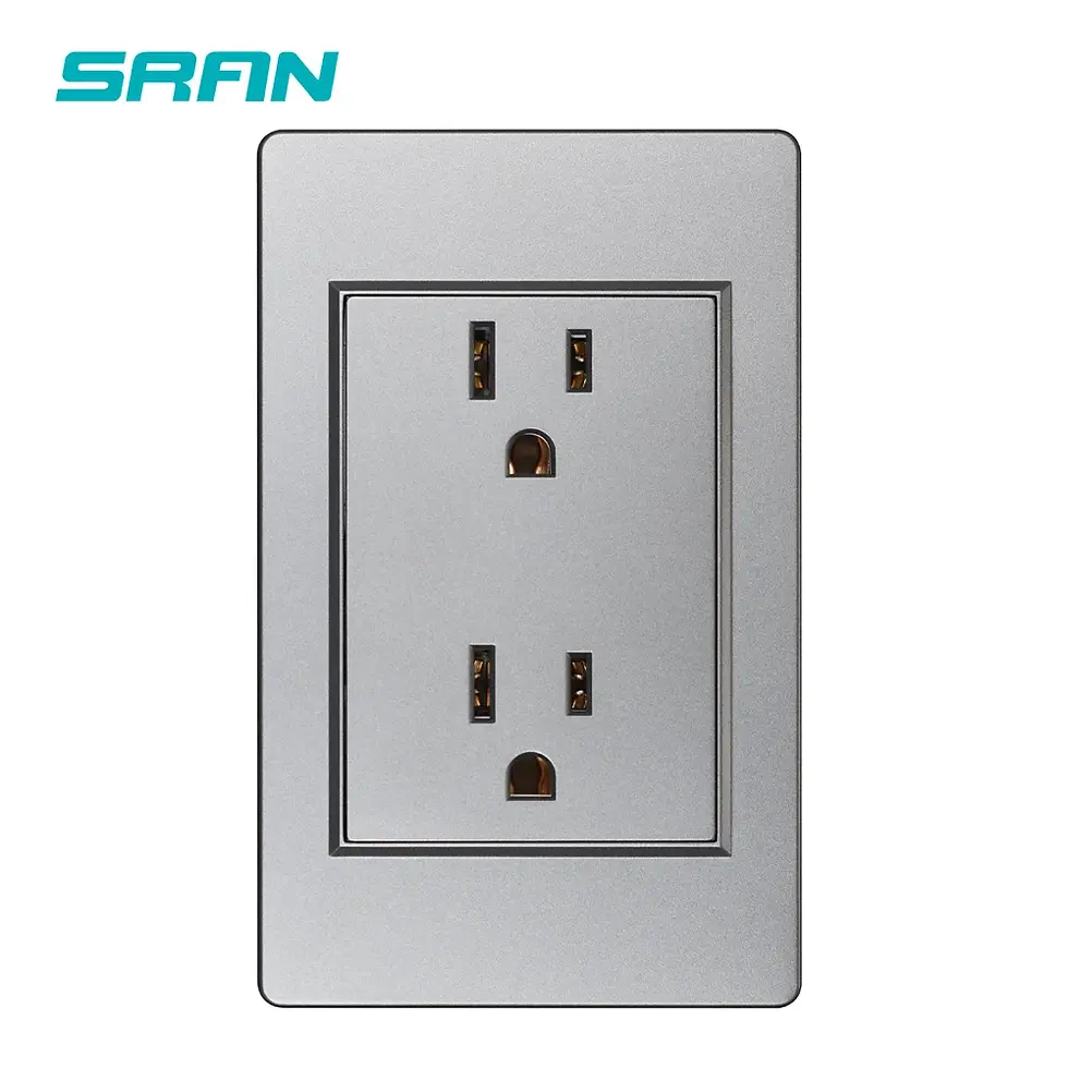 Thumbnail: Standard Dual Usb Wall socket