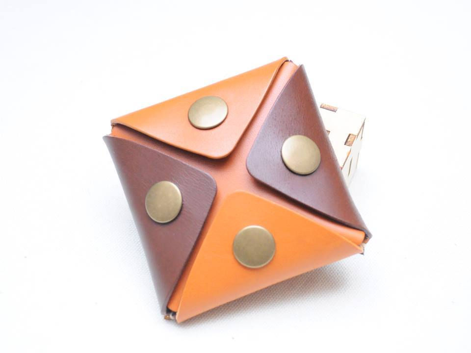 Thumbnail: Coinbag with 4 snap buttons｜Leather D.I.Y. Kit