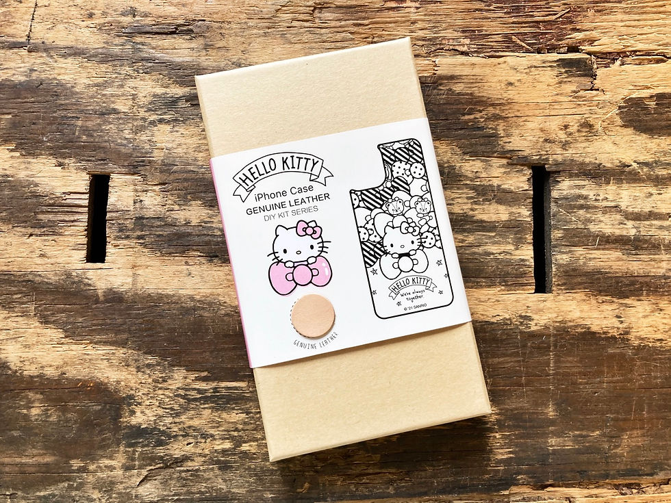 Thumbnail: Hello Kitty iPhone case｜Leather DIY Kit｜Sanrio x Leatherism Crossover Series