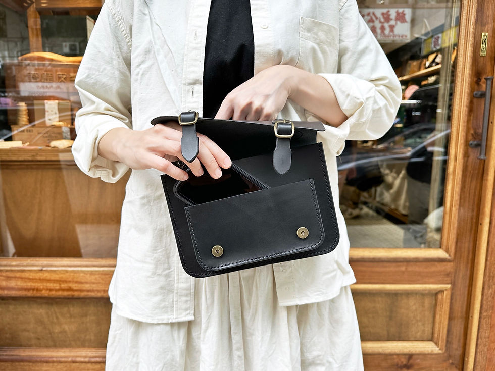 縮圖：【好好縫】英倫劍橋包 斜孭手提包｜皮革D.I.Y材料包