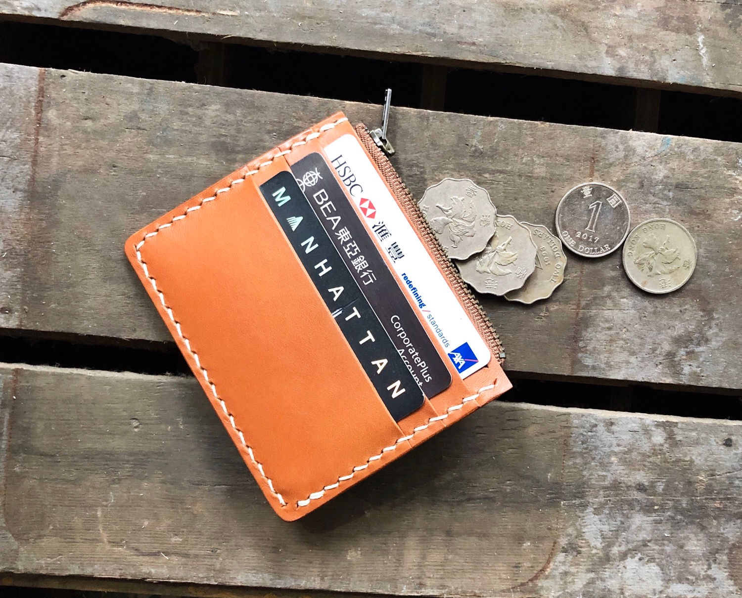 【好好縫】3咭位/6咭位 拉鏈散紙包 (直線咭位）｜皮革D.I.Y材料包