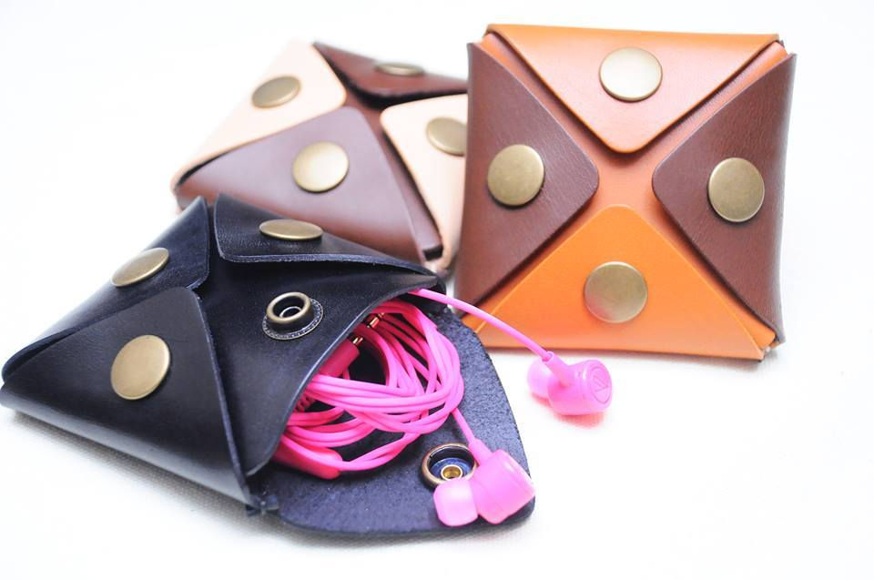 Thumbnail: Coinbag with 4 snap buttons｜Leather D.I.Y. Kit