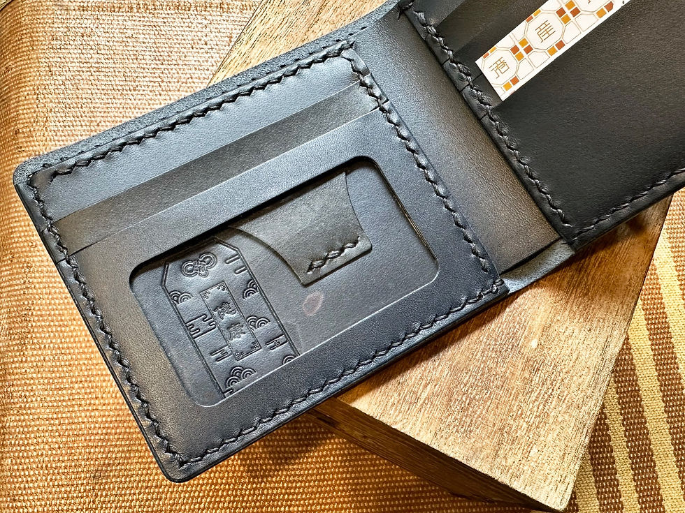 Thumbnail: Add-on Omamori Pattern Embossing on Short Wallet