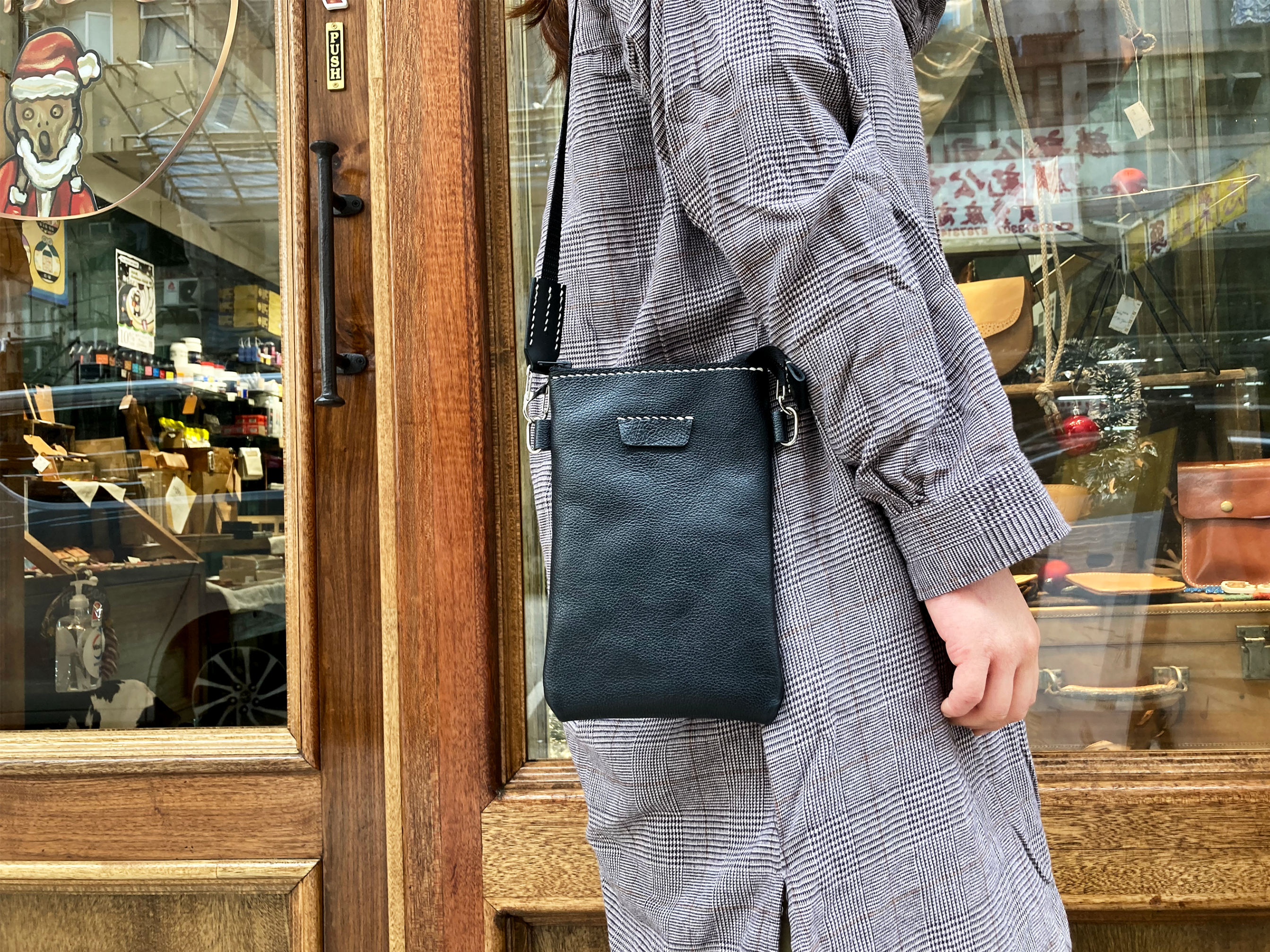 【好好縫】拉鏈斜孭袋 (WF)｜皮革D.I.Y材料包