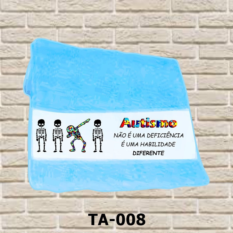 Miniatura: Toalhinha personalizada com temas sobre Autismo