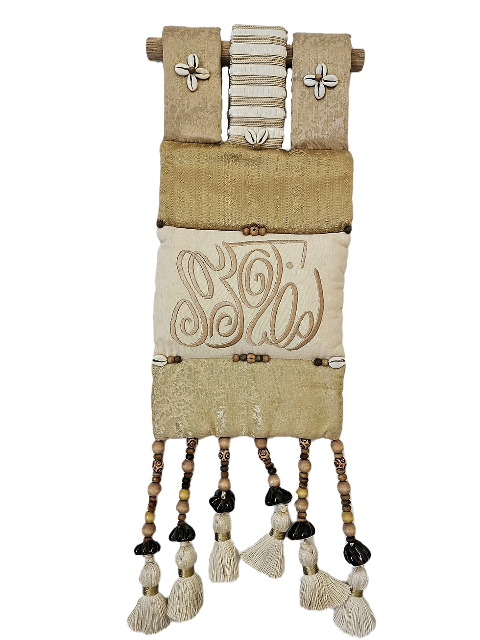 Thumbnail: handmade Ramadan Kareem wall hanging with Arabic embroidery