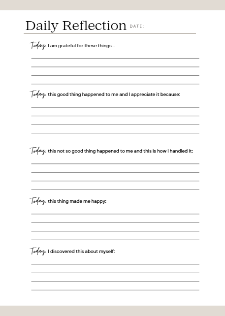 Thumbnail: Daily Reflection Journal