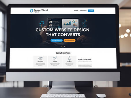 Custom Website Design That Converts by Garage2Global Agency