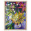 Thumbnail: Lavender and Yellow Floral printed CANVAS with FRAME