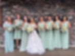 Wedding party with beauty services done by fatima