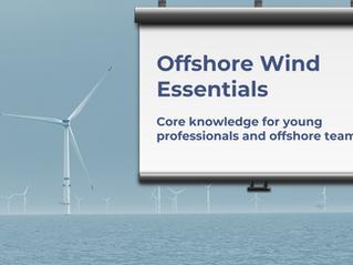 Masterclass Offshore Wind Essentials - Core knowledge for young professionals and offshore teams