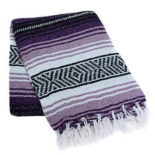 Thumbnail: Yoga Studio Handwoven  Classic Falsa Mexican Blanket
