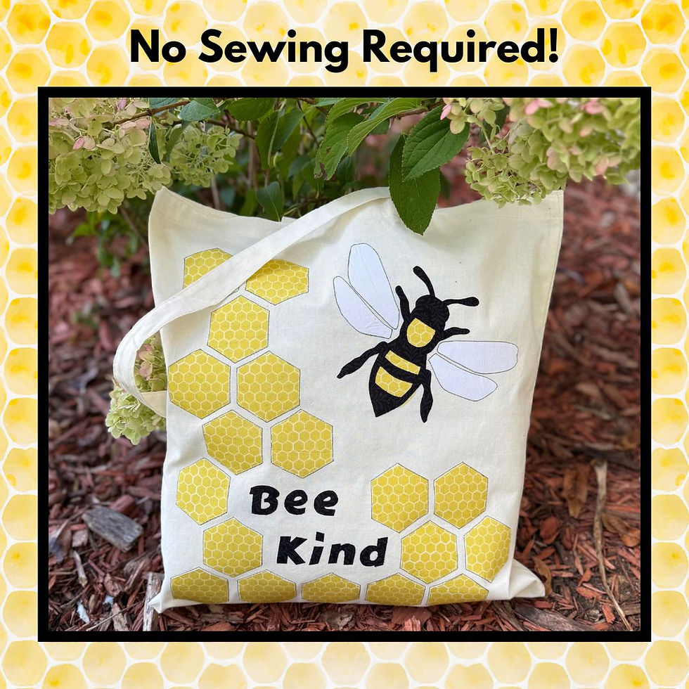 Thumbnail: PDF "Bee Kind" Bag Pattern