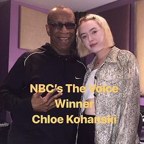 NBC's The Voice Winner Chloe Kohanski with CEO Lee Evan