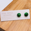 Thumbnail: Jungle Green Small Sparkly Stud Earrings