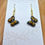 Thumbnail: Orange & Black Butterfly Dange Earrings 