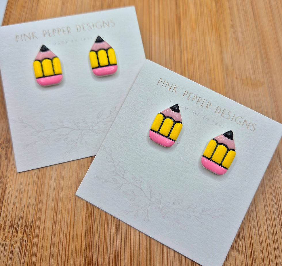 Thumbnail: Tiny Pencil Stud Earrings 