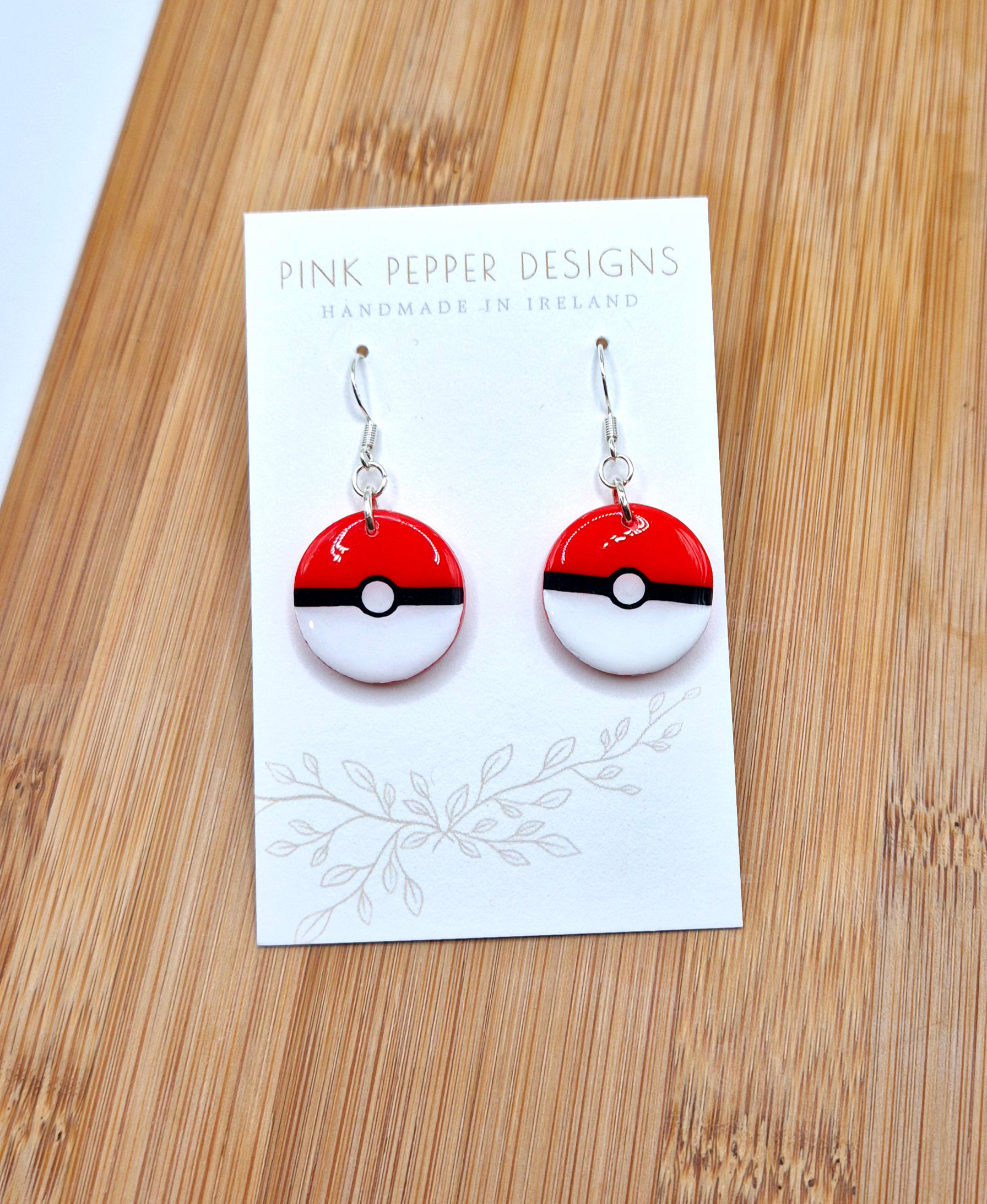 Pokèball Dangle Earrings