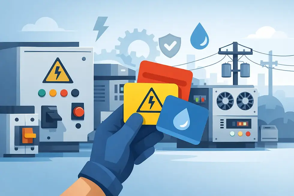 Custom Electrical Equipment Labels That Hold Up
