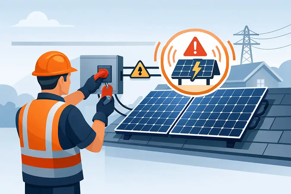 How to Apply Solar Rapid Shutdown Labels Safely