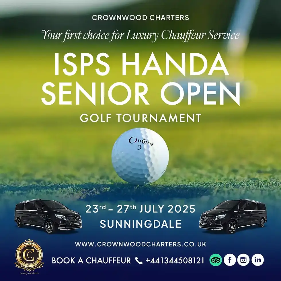 Executive Travel to Sunningdale Golf Club for the 2025 Senior Open