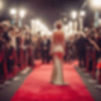 A glamorous walk on the red carpet for film festival