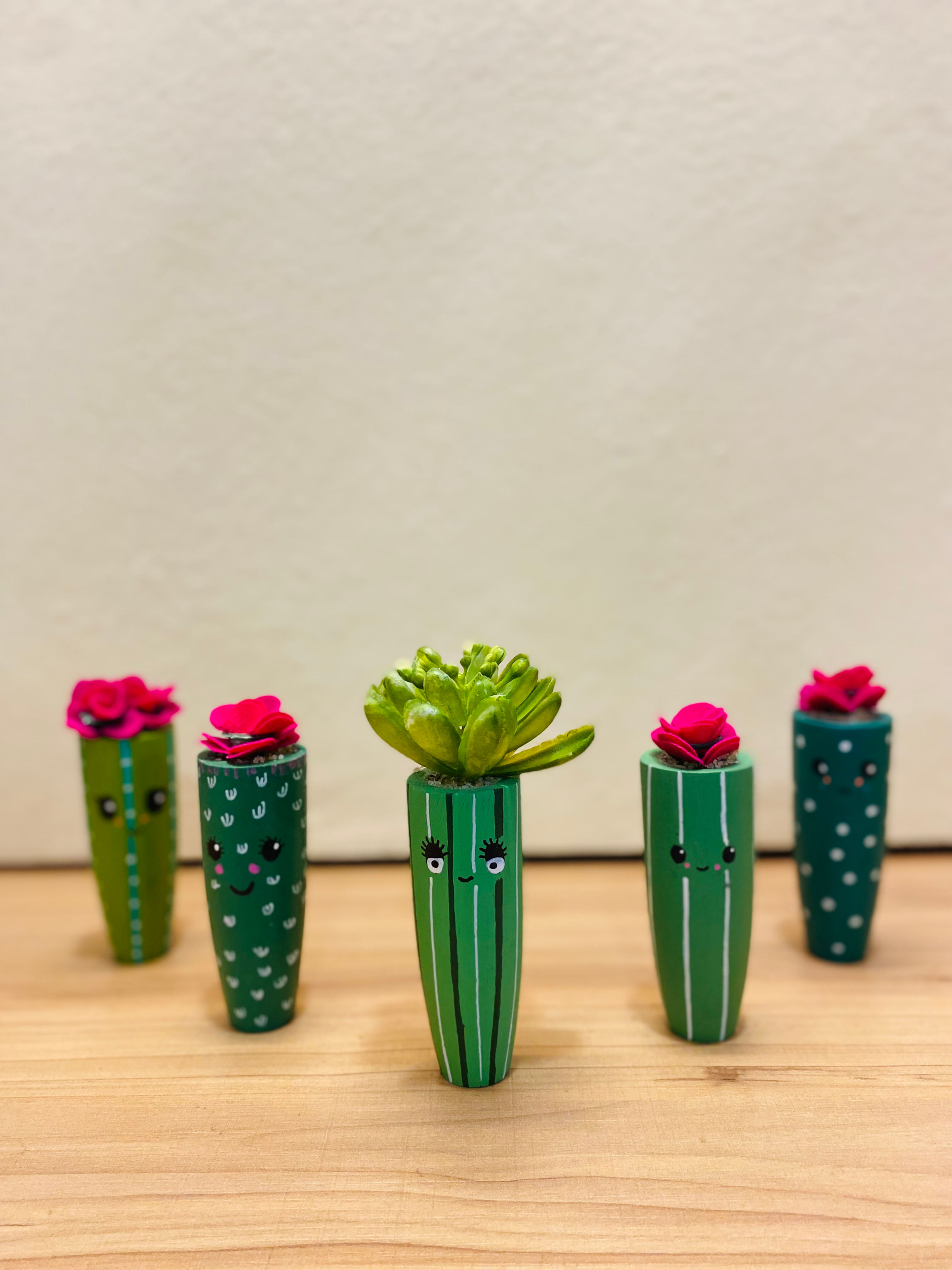 Cactus Pots - Magnet / Table Decor