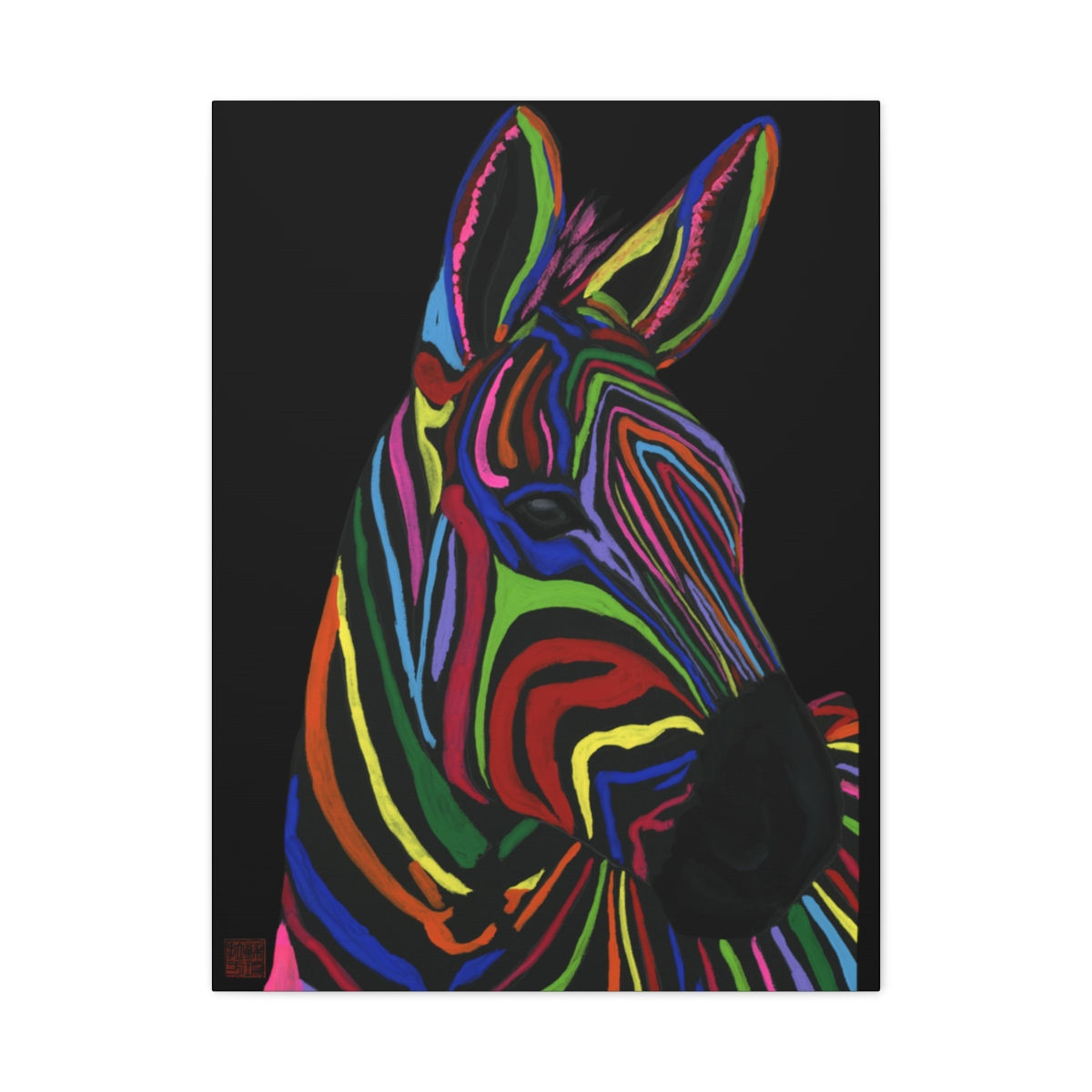 Zebra Stripes | Stretched Matte Canvas