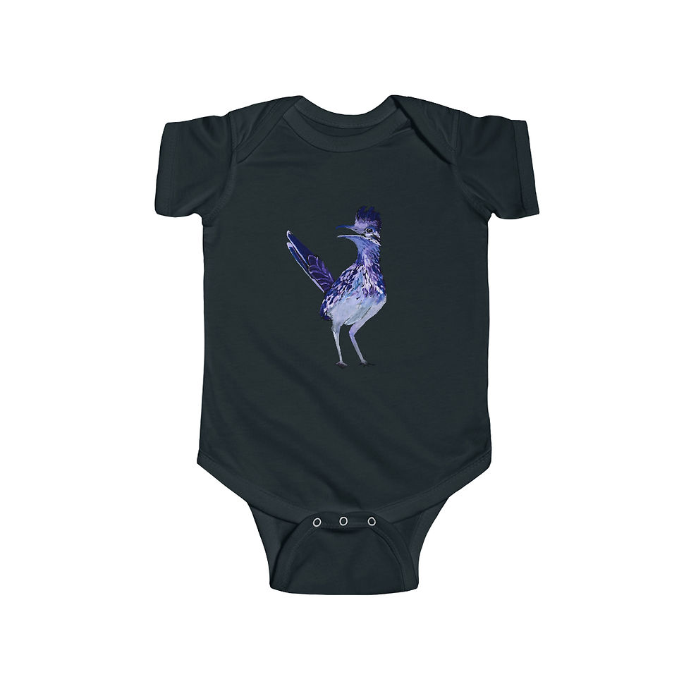 Thumbnail: Purple Road Runner | Infant Fine Jersey Bodysuit