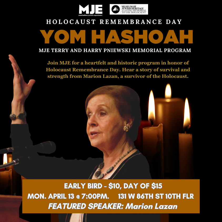 Yom Hashoah/Holocaust Remembrance Day & Reception | 20s 30s YJPs (1)
