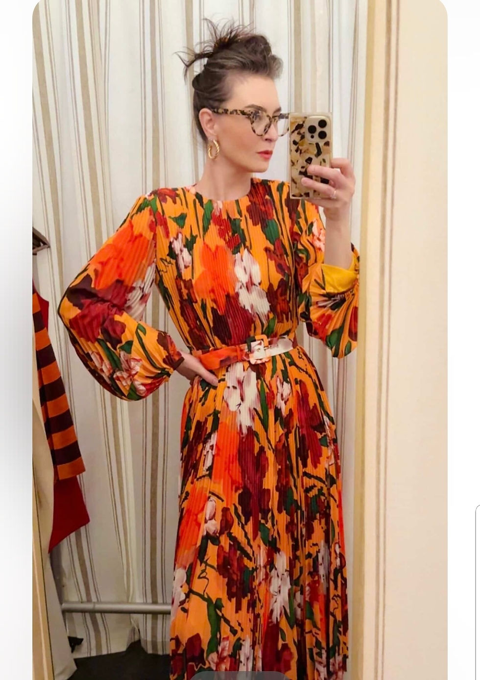 Christine A. Eagleson (IG: @xpressionista) in her Vogue Vintage Market Find
