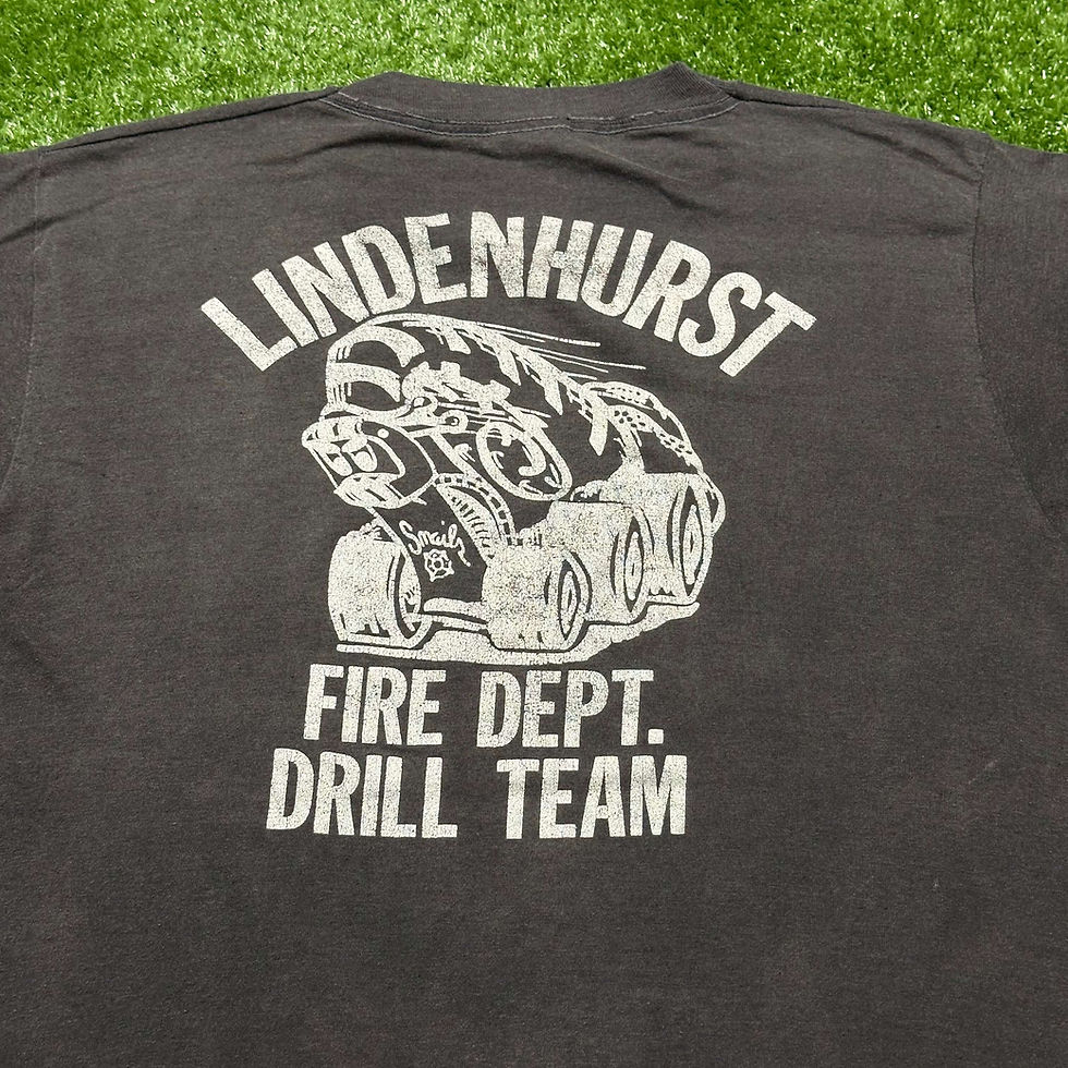 Thumbnail: VINTAGE LINDENHURST NEW YORK FIRE DEPARTMENT TEE