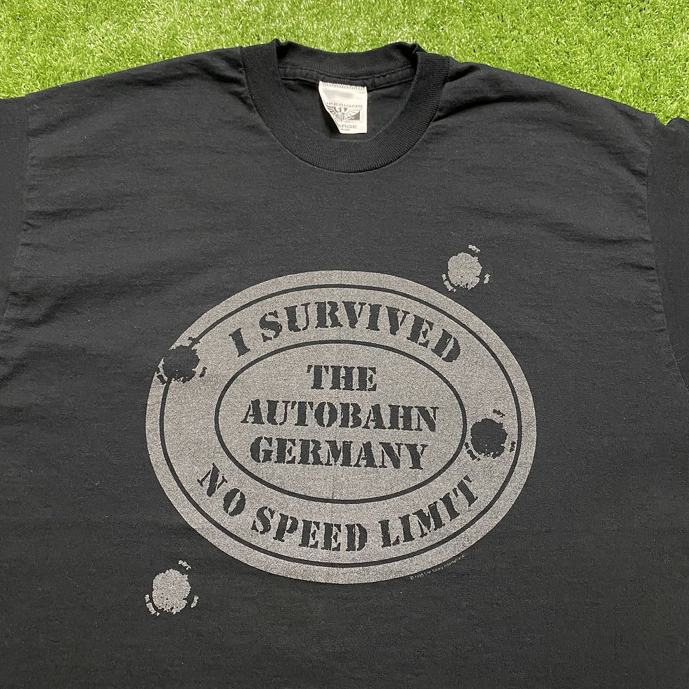 Thumbnail: VINTAGE 1995 I SURVIVED THE AUTOBAHN GERMANY TEE