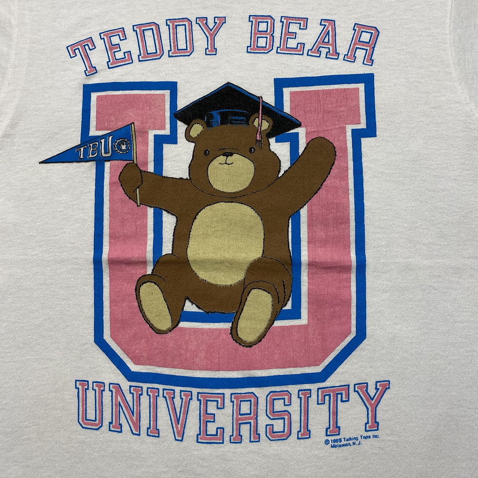Thumbnail: VINTAGE 1985 TEDDY BEAR UNIVERSITY TEE