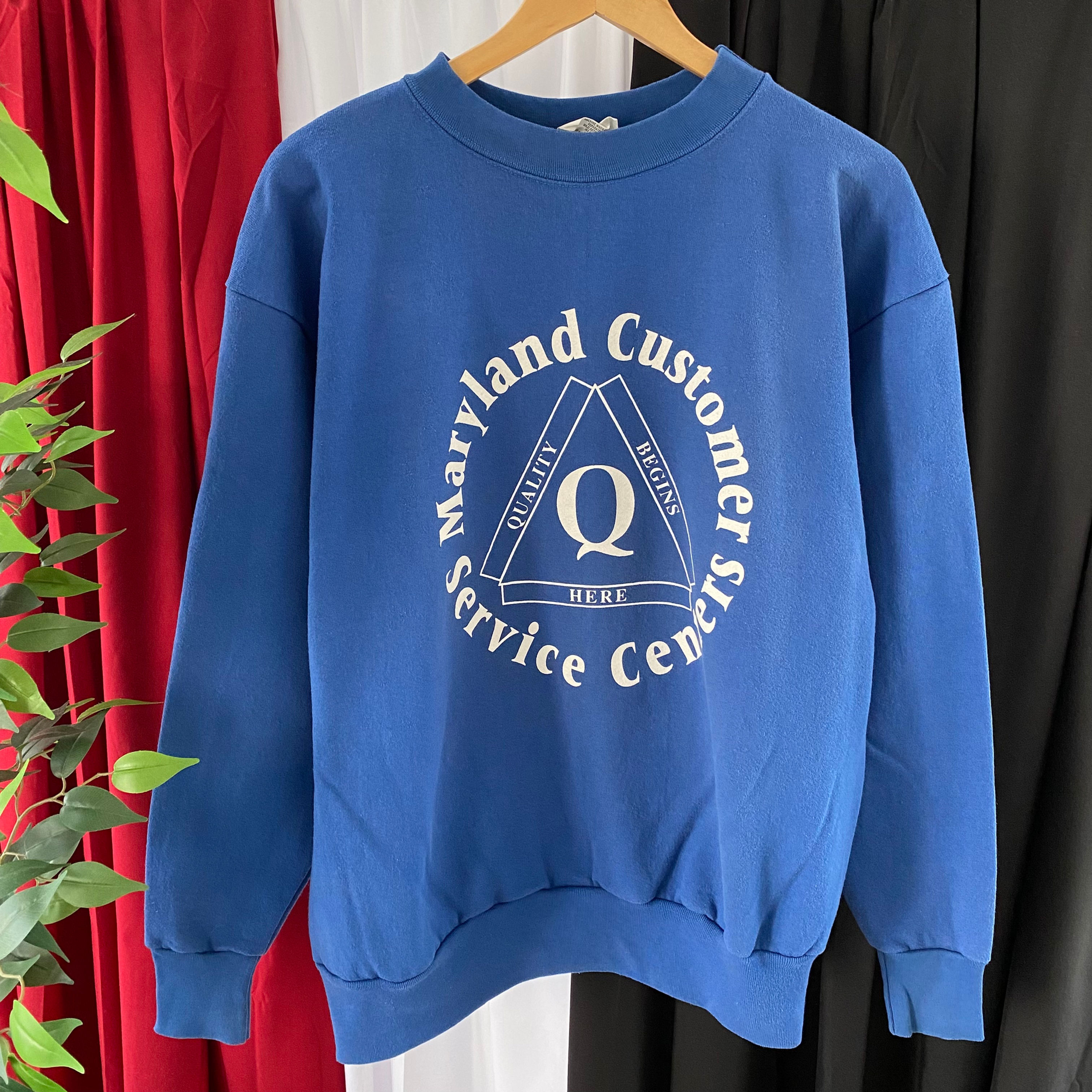 VINTAGE MARYLAND CUSTOMER SERVICE CENTERS CREWNECK