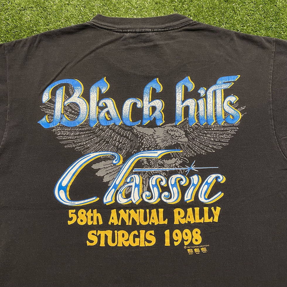 Thumbnail: VINTAGE 1998 STURGIS BLACK HILLS  RALLY POCKET TEE