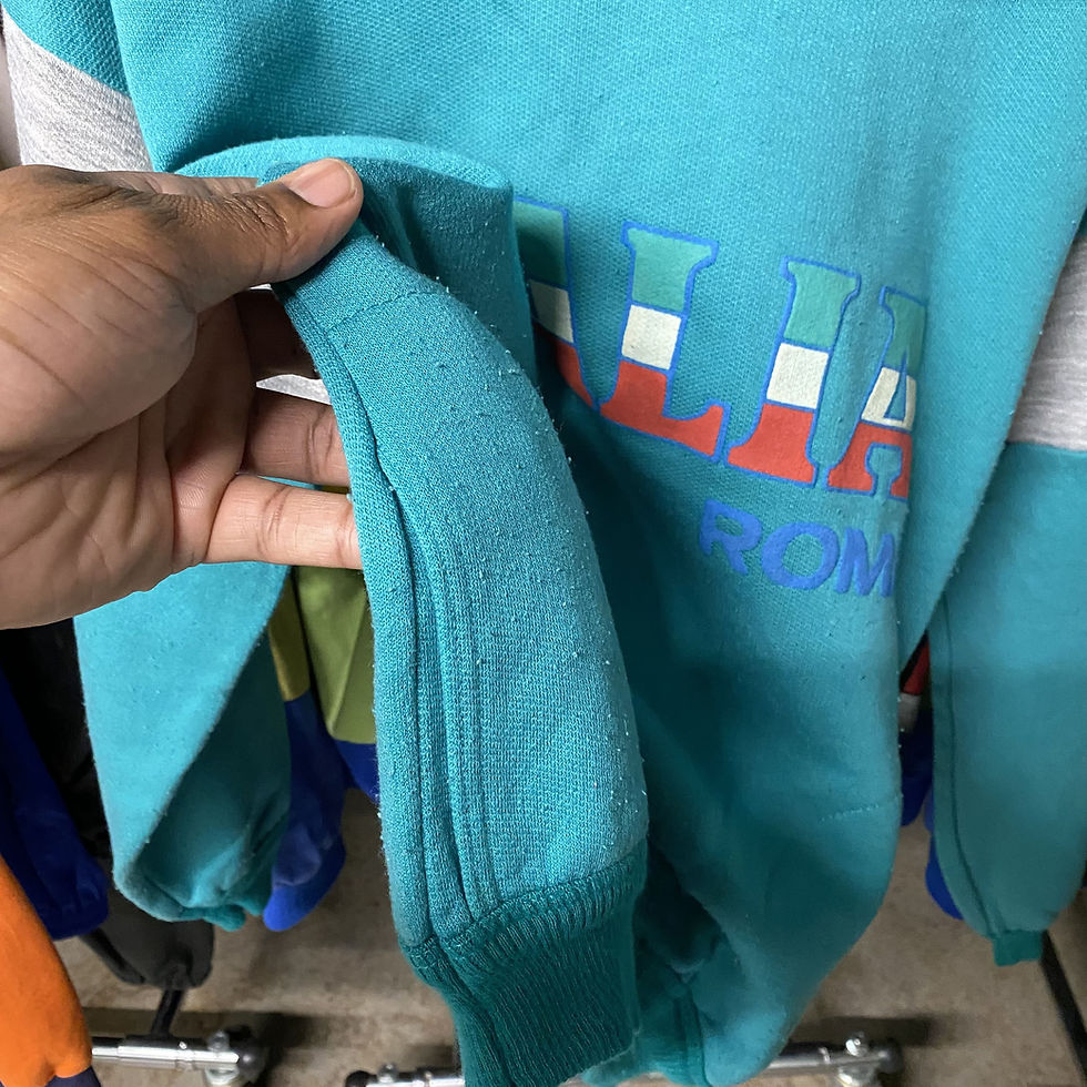 Thumbnail: VINTAGE ITALIA ROMA COLLARED SWEATSHIRT