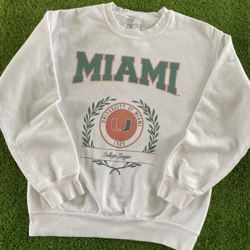 UNIVERSITY OF MIAMI CREWNECK | 407Kickz