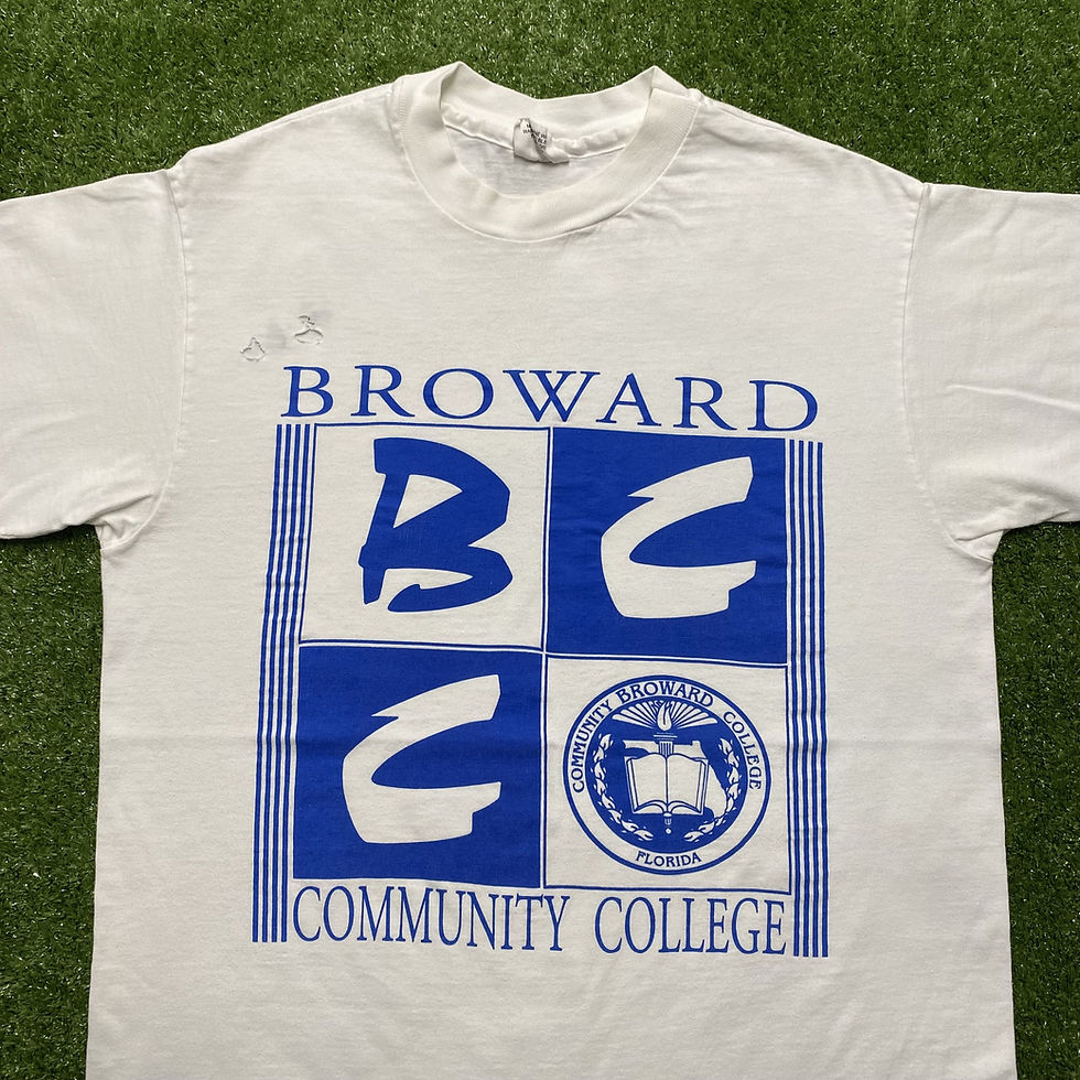 Thumbnail: VINTAGE BROWARD COMMUNITY COLLEGE TEE