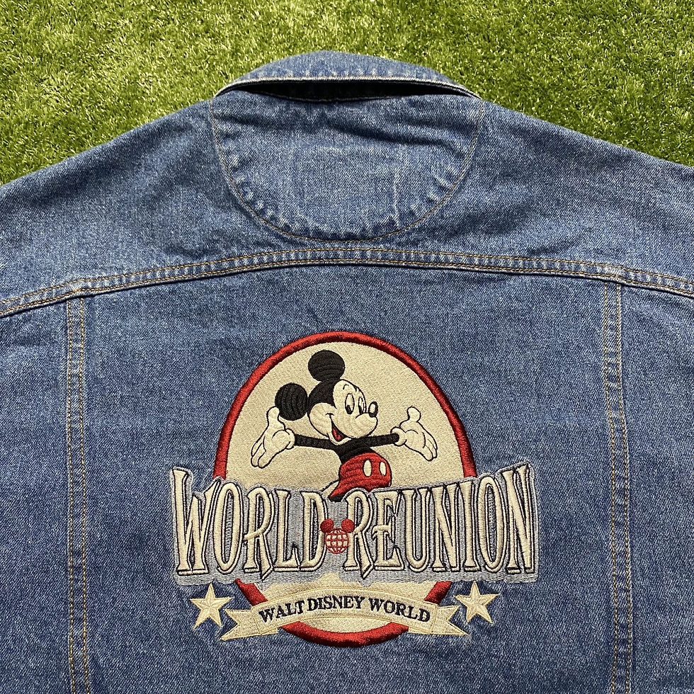 Thumbnail: VINTAGE 1996 WALT DISNEY WORLD REUNION DENIM JACKET