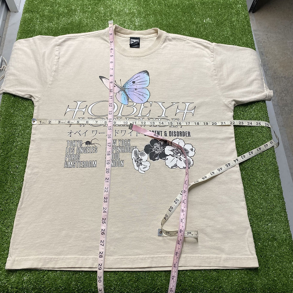 Thumbnail: OBEY WORLDWIDE DISSENT & DISORDER TEE