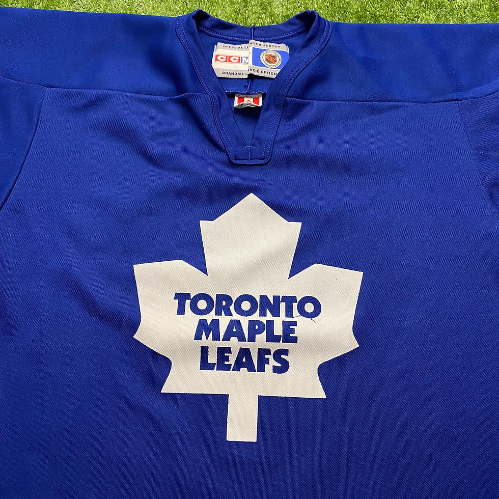 Thumbnail: VINTAGE CCM TORONTO MAPLE LEAFS HOCKEY JERSEY