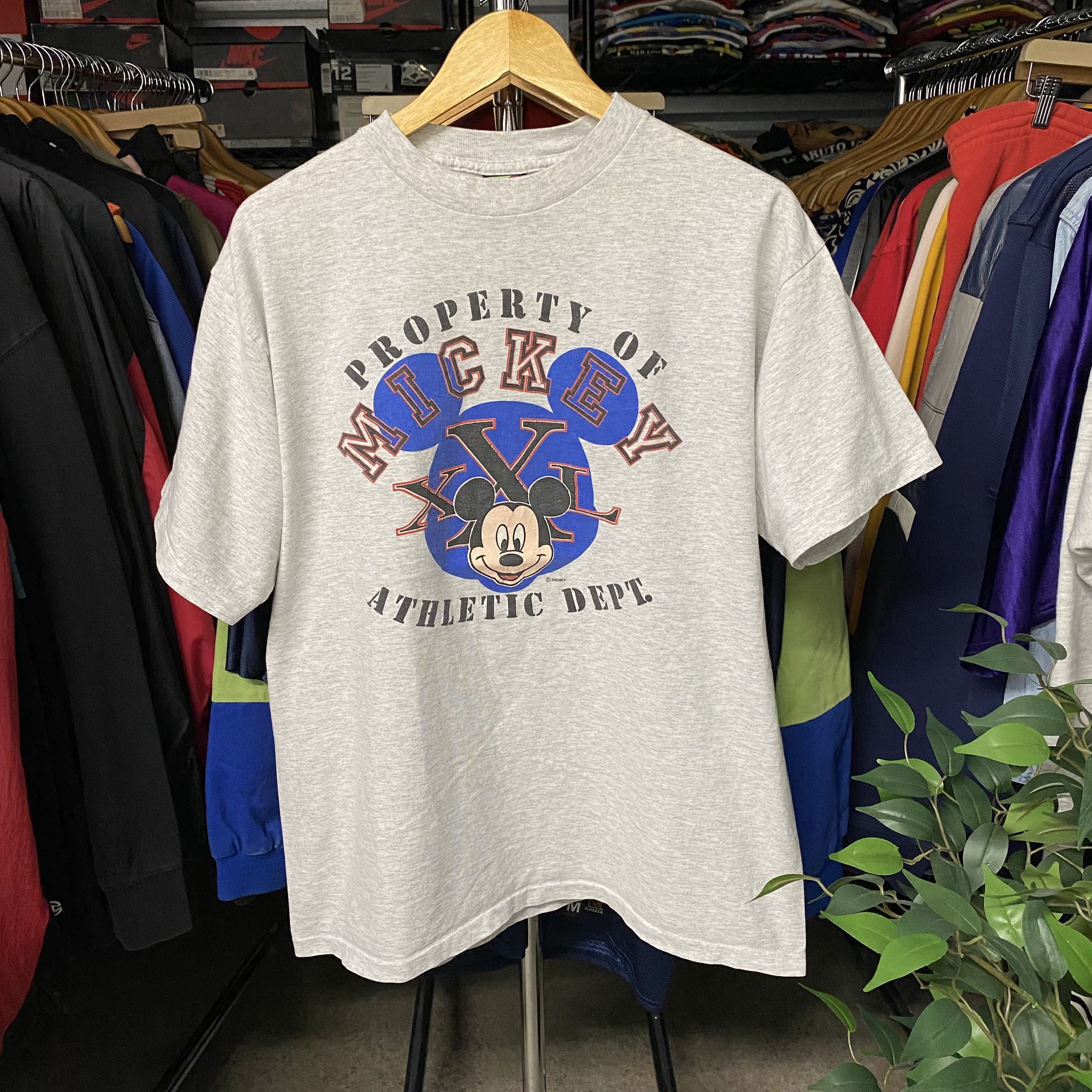 VINTAGE PROPERTY OF MICKEY ATHLETIC DEPT. TEE